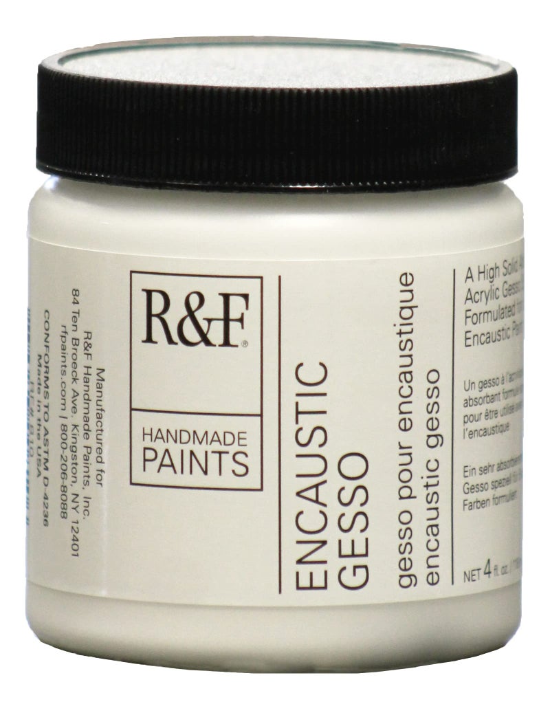 R&F Handmade Paints Encaustic Gesso, 4-Ounce - Image 1